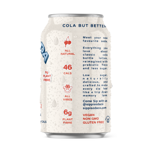 VINTAGE COLA PREBIOTIC SODA 16 PACK