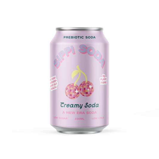 CREAMY SODA PREBIOTIC SODA 12 PACK