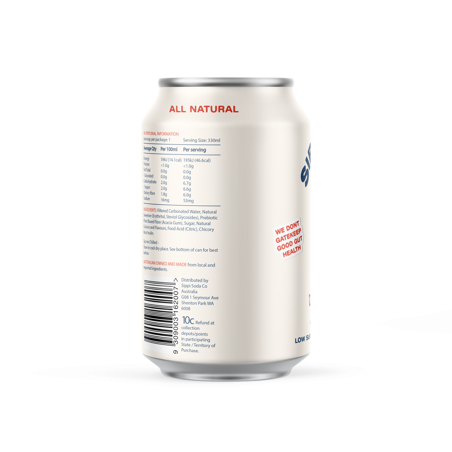 VINTAGE COLA PREBIOTIC SODA 12 PACK