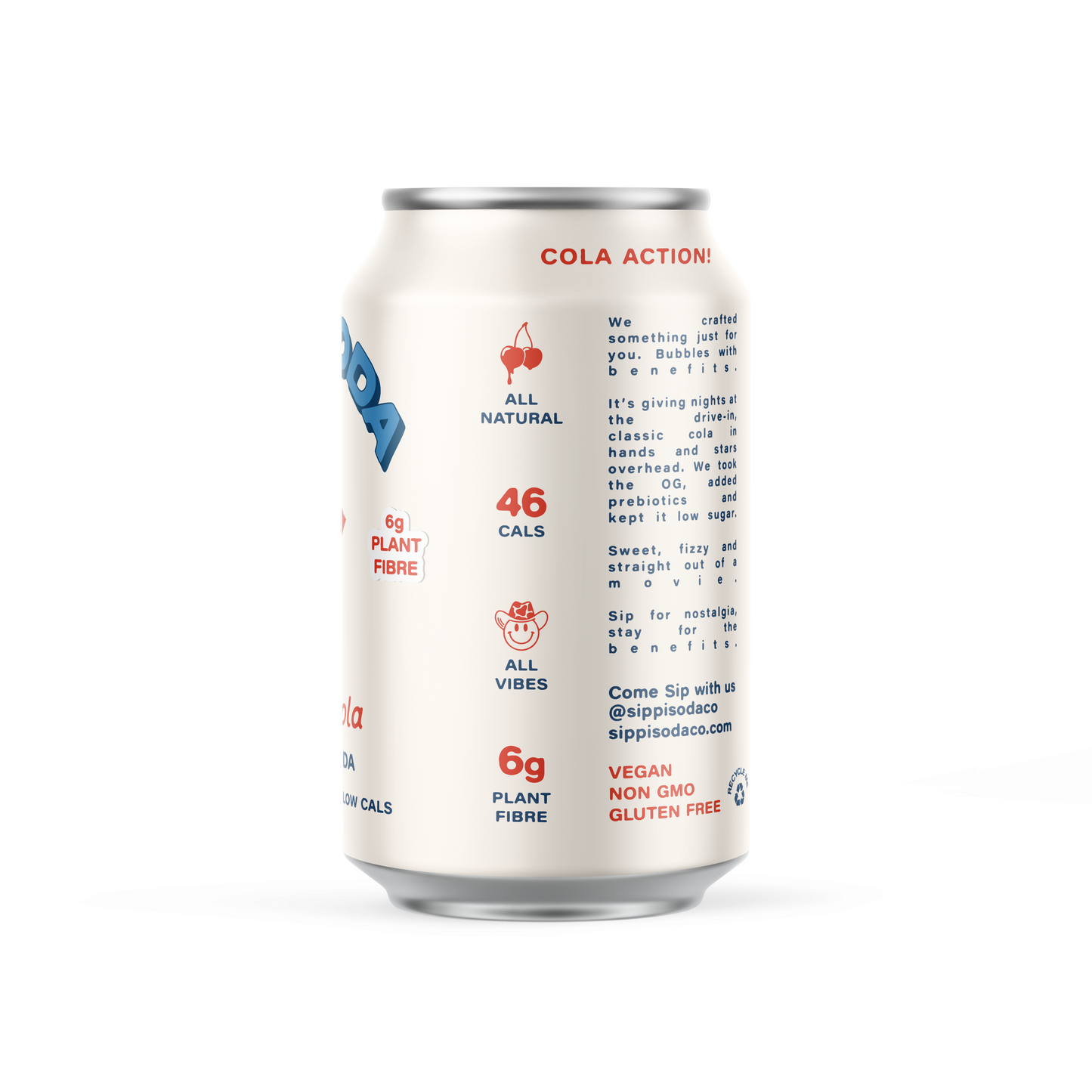 VINTAGE COLA PREBIOTIC SODA 16 PACK