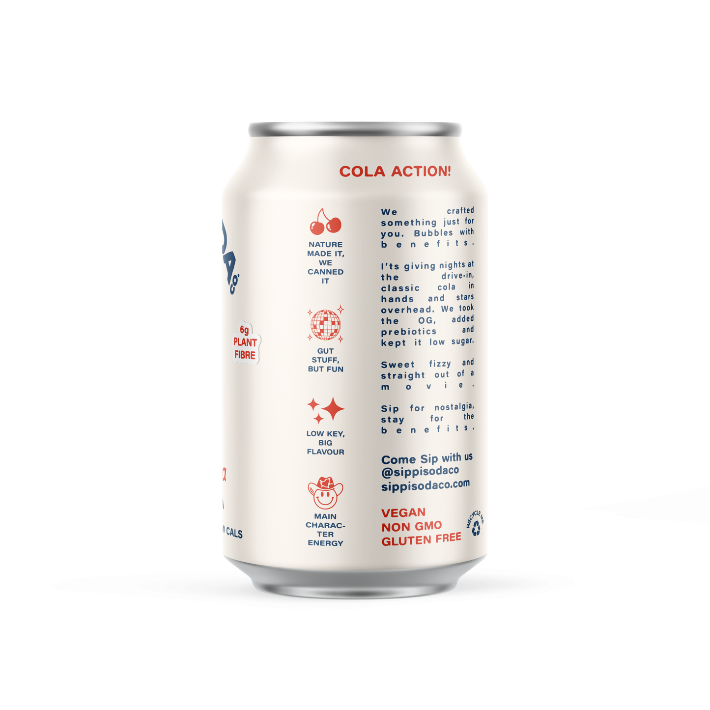 VINTAGE COLA PREBIOTIC SODA 12 PACK