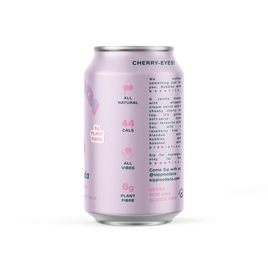 CREAMY SODA PREBIOTIC SODA 12 PACK