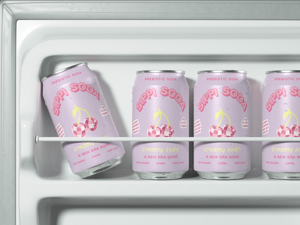 Creamy Soda Prebiotic Soda | 16 Pack