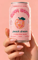 Peach Dream Prebiotic Soda | 16 Pack