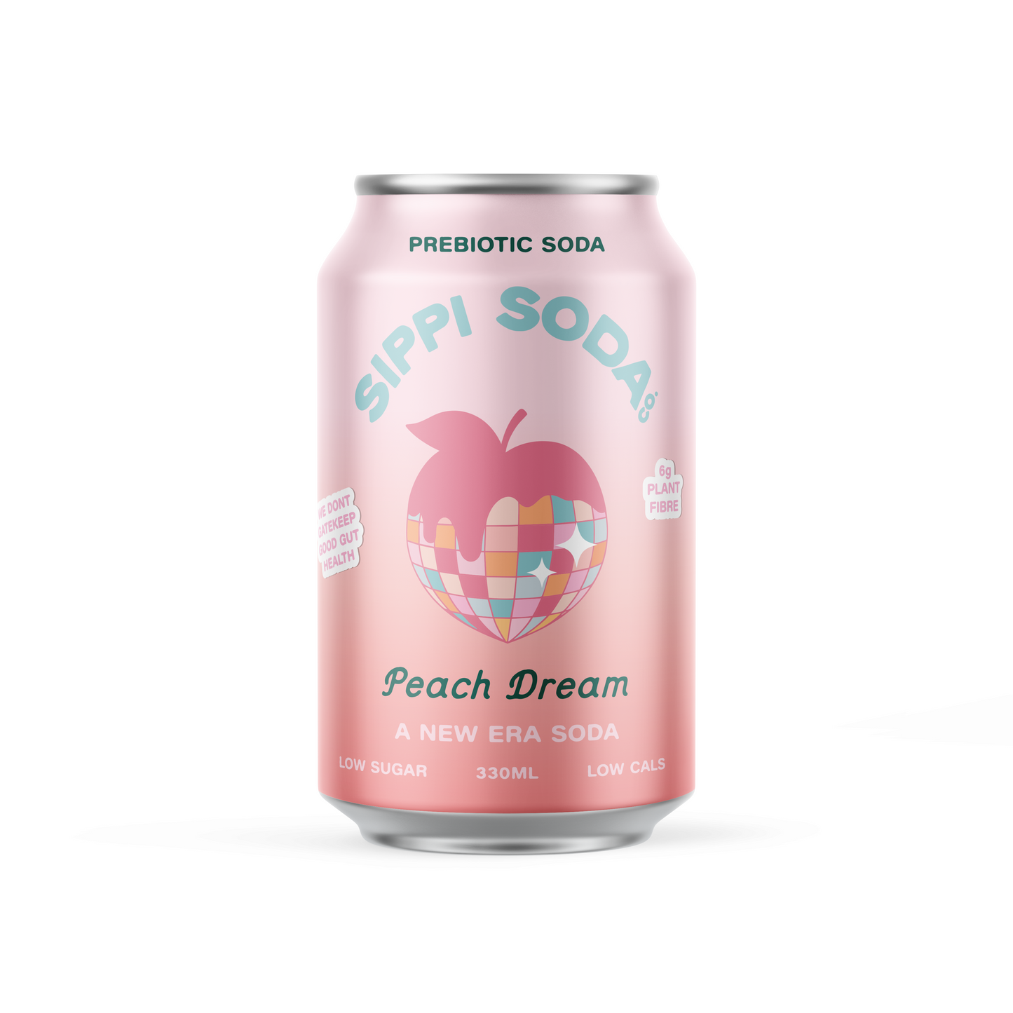PEACH DREAM PREBIOTIC SODA 12 PACK