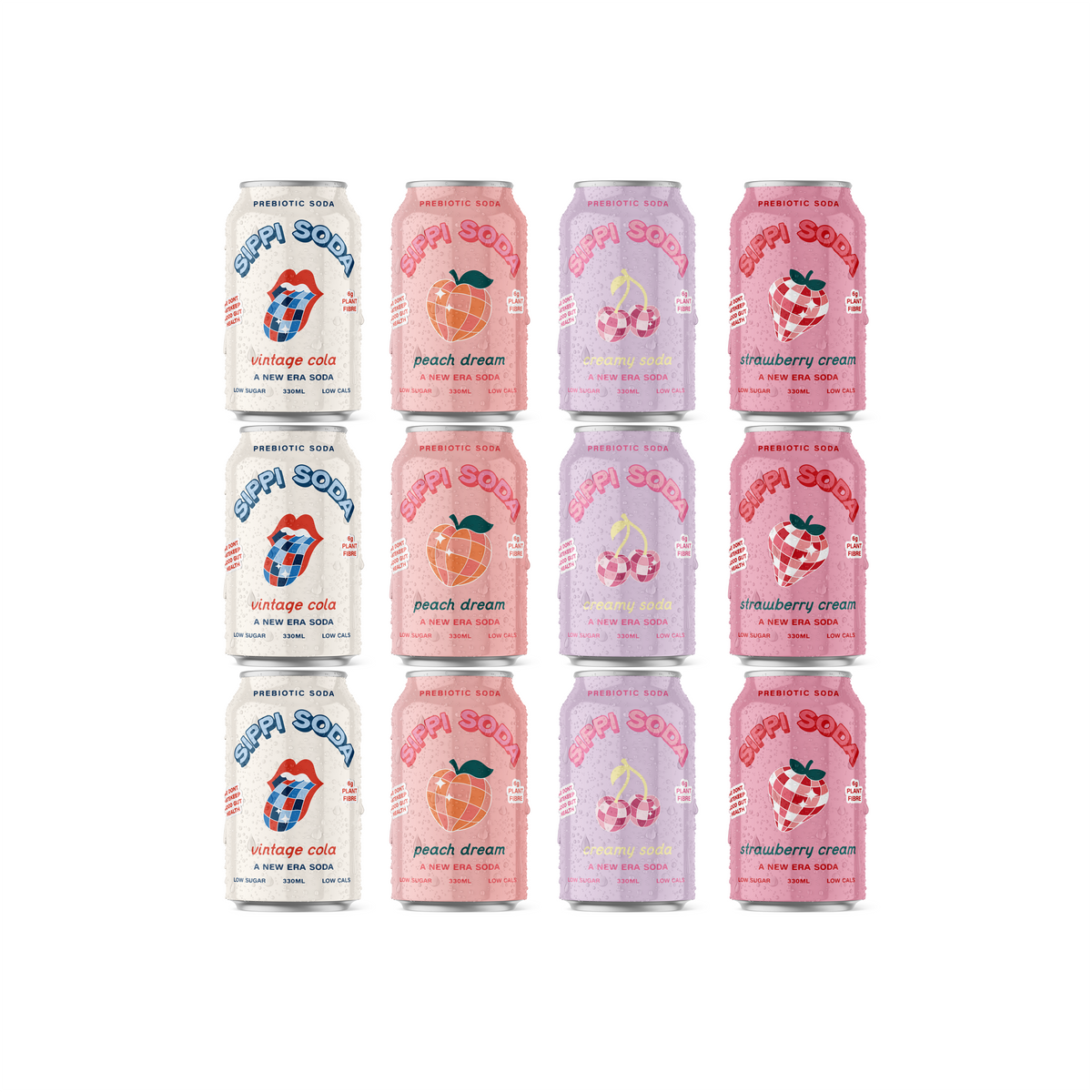 OG Mix Prebiotic Soda Variety Pack | 12 Cans