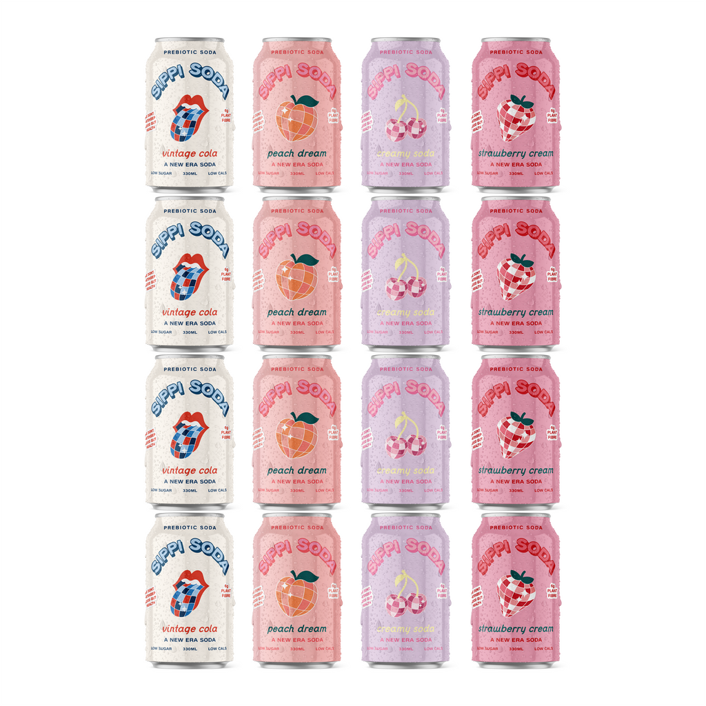OG Mix Prebiotic Soda Variety Pack | 16 Cans