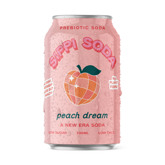 PEACH DREAM PREBIOTIC SODA 16 PACK