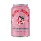 Strawberry Crème Prebiotic Soda | 16 Pack